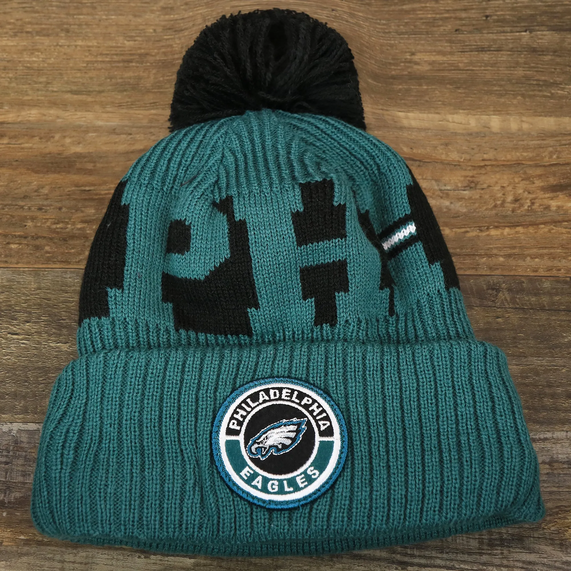 2020 OnField Sideline Eagles Beanie | Philadelphia Eagles Green Beanie | Knit Winter Hat