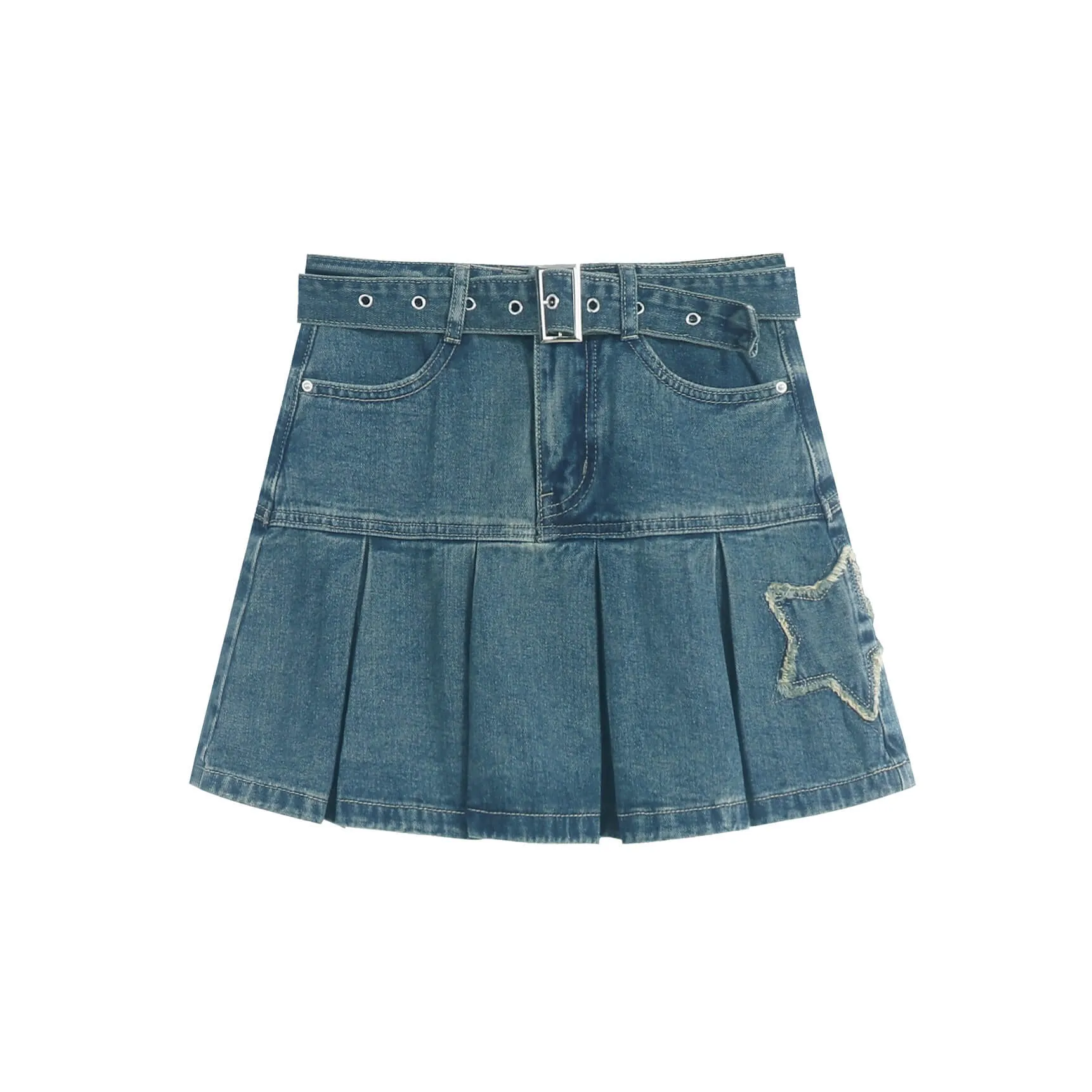 2023 Sweetheart Spicy Girl Denim Skirt BY5250