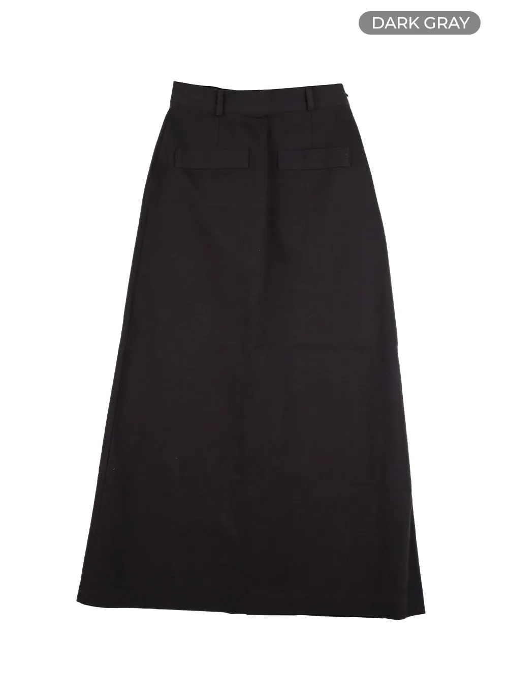 A-Line Pocket Maxi Skirt CM426