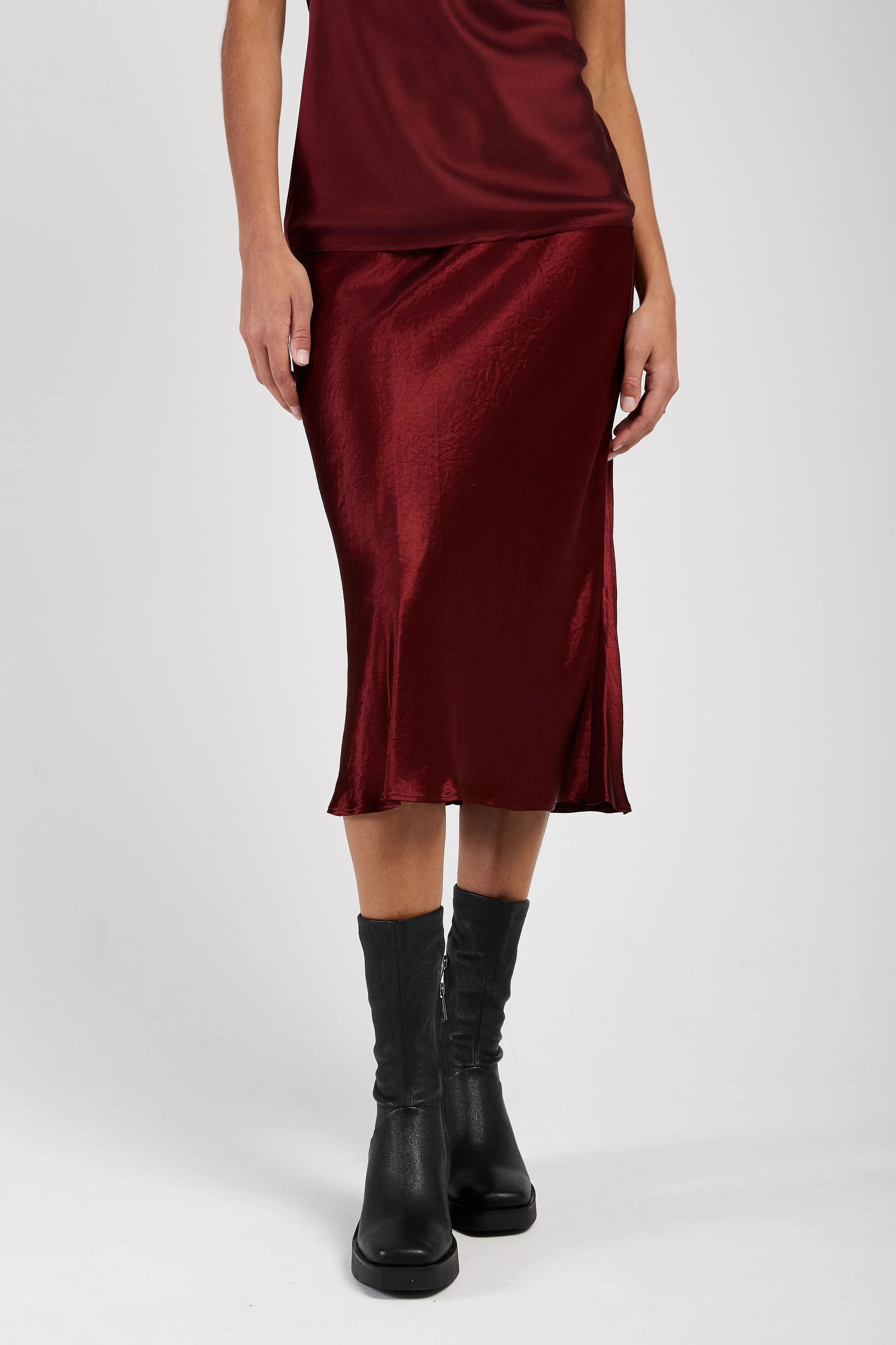 Alessio Skirt in Brick Red