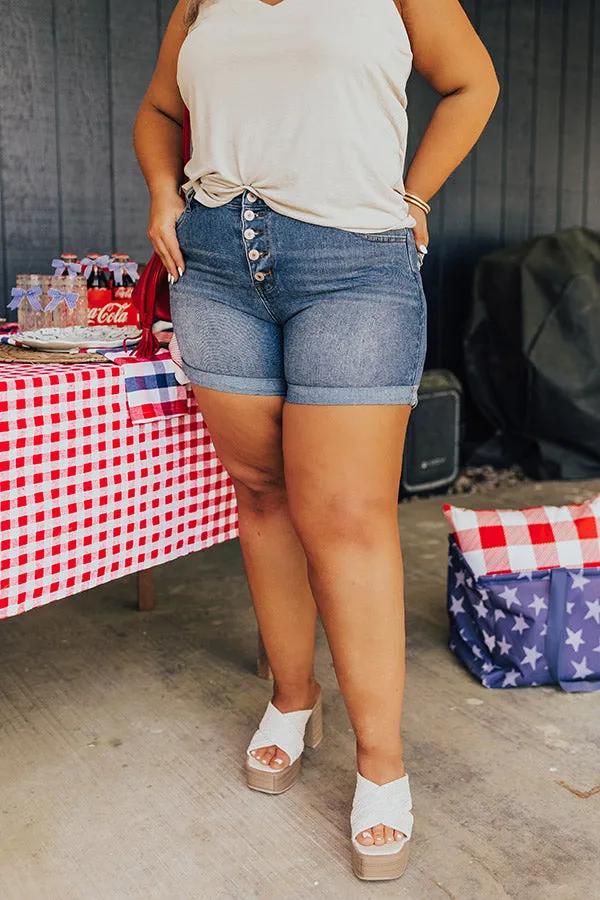 American Dream High Waist Shorts Curves