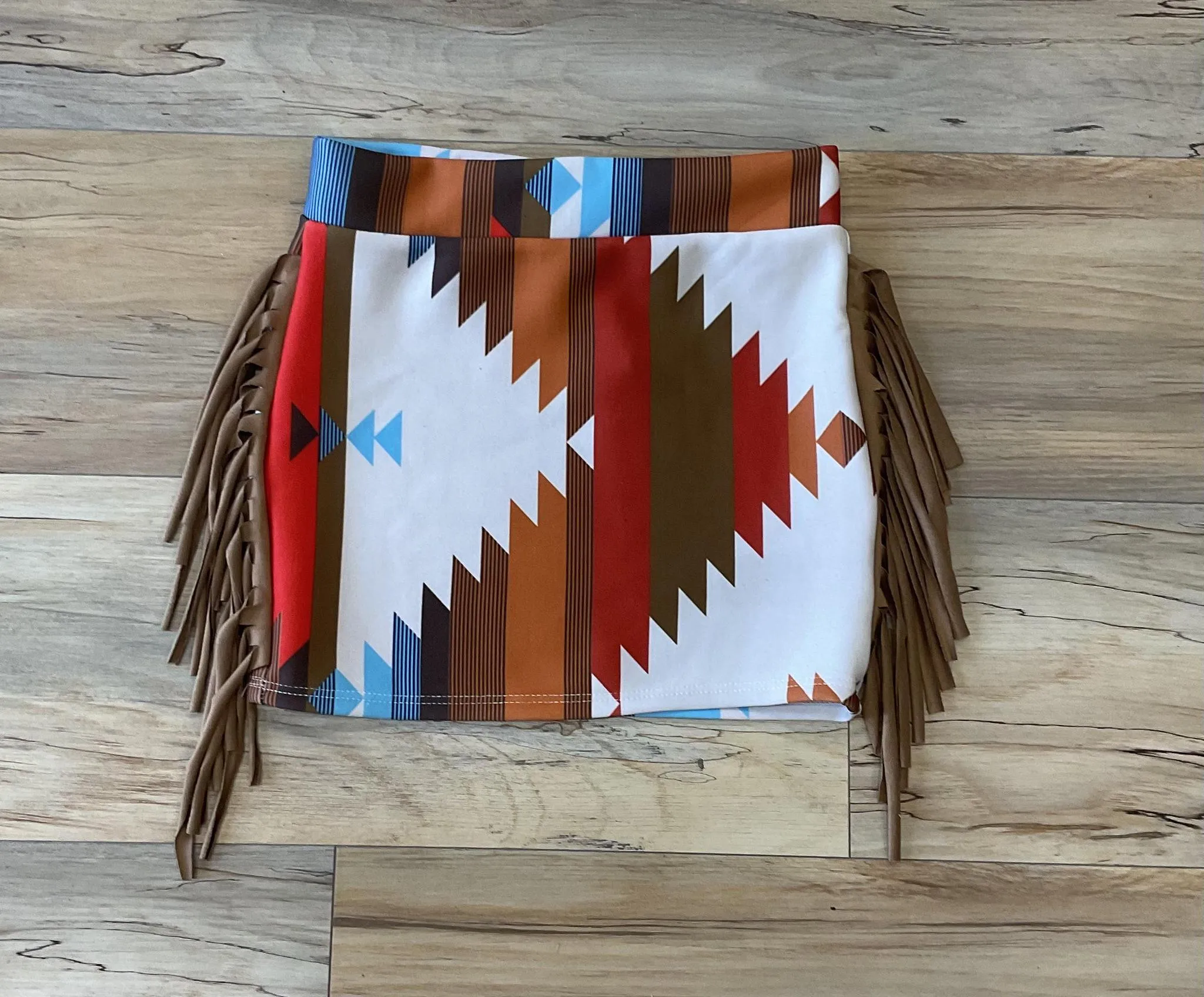 Ana girls Serape Aztec  skirts