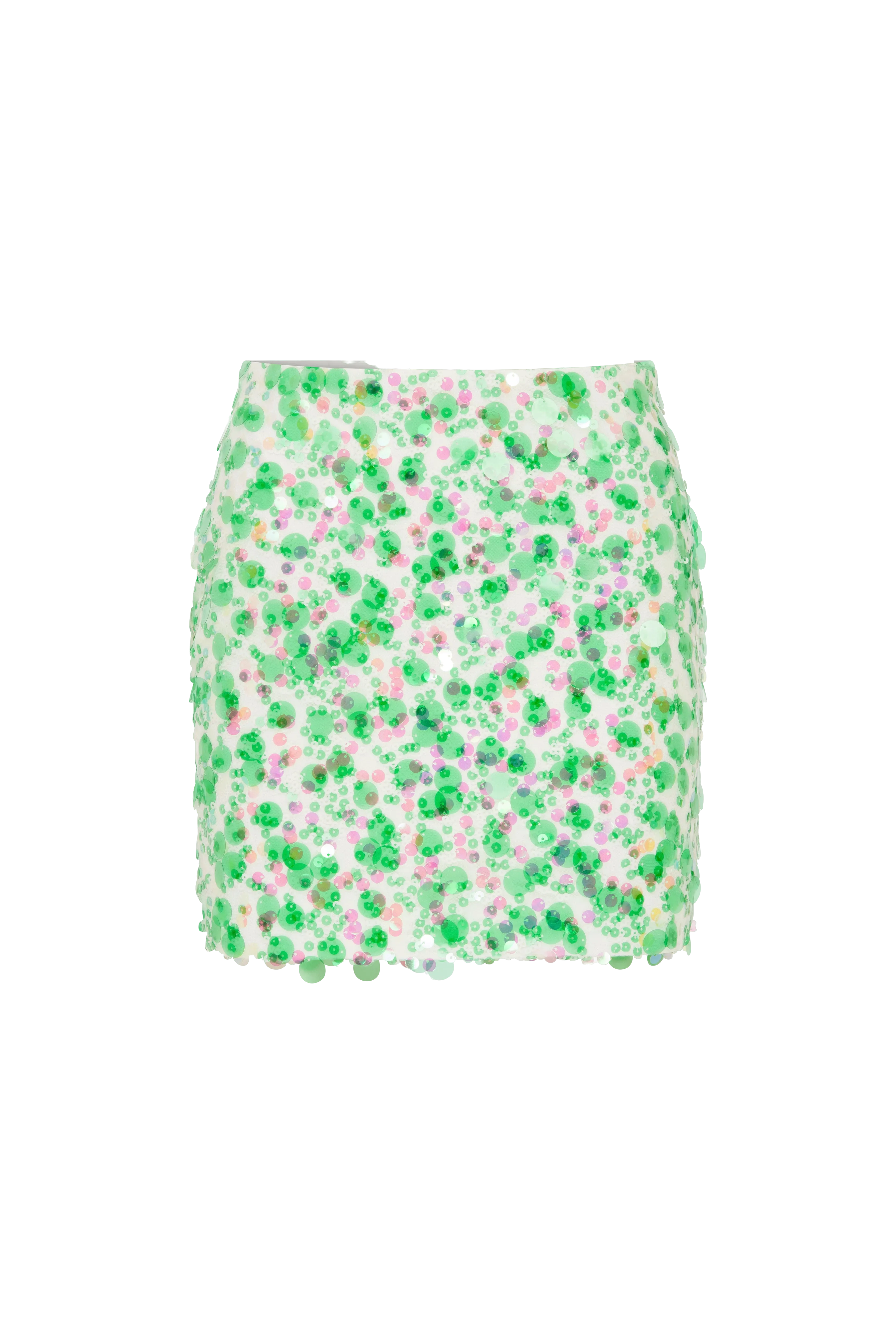 Andre-Sequin Mini Skirt