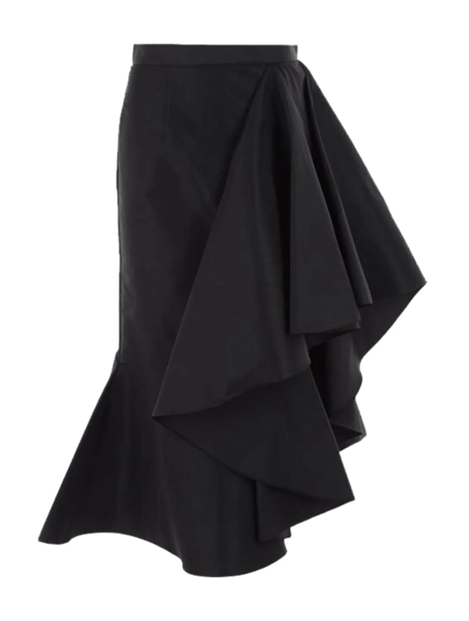 ASYMMETRIC SKIRT IN POLYFAILLE