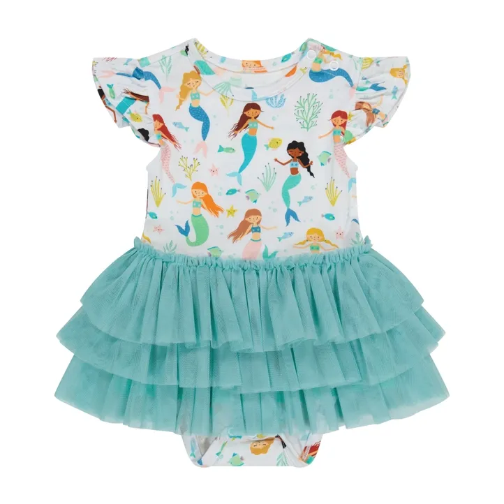 Baby Tulle Skirted Bodysuit - Magic Mermaid