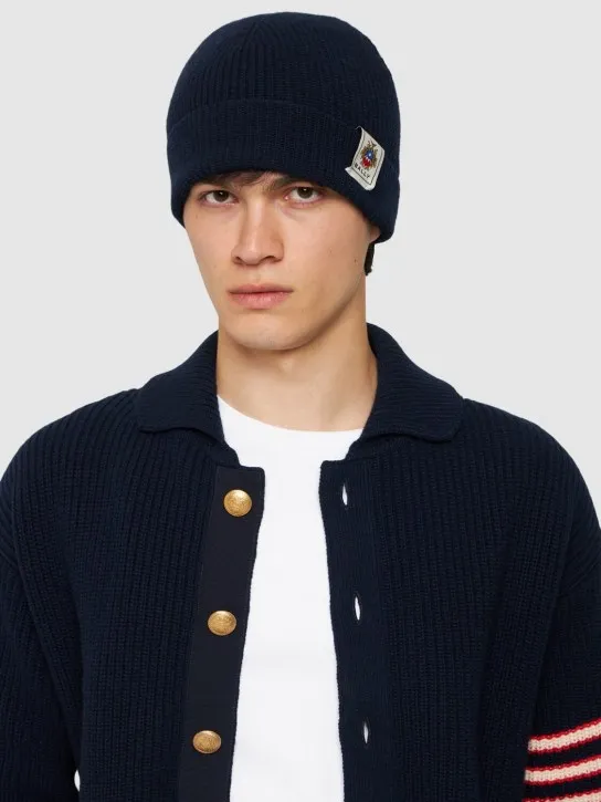 Bally   Wool knit beanie hat 