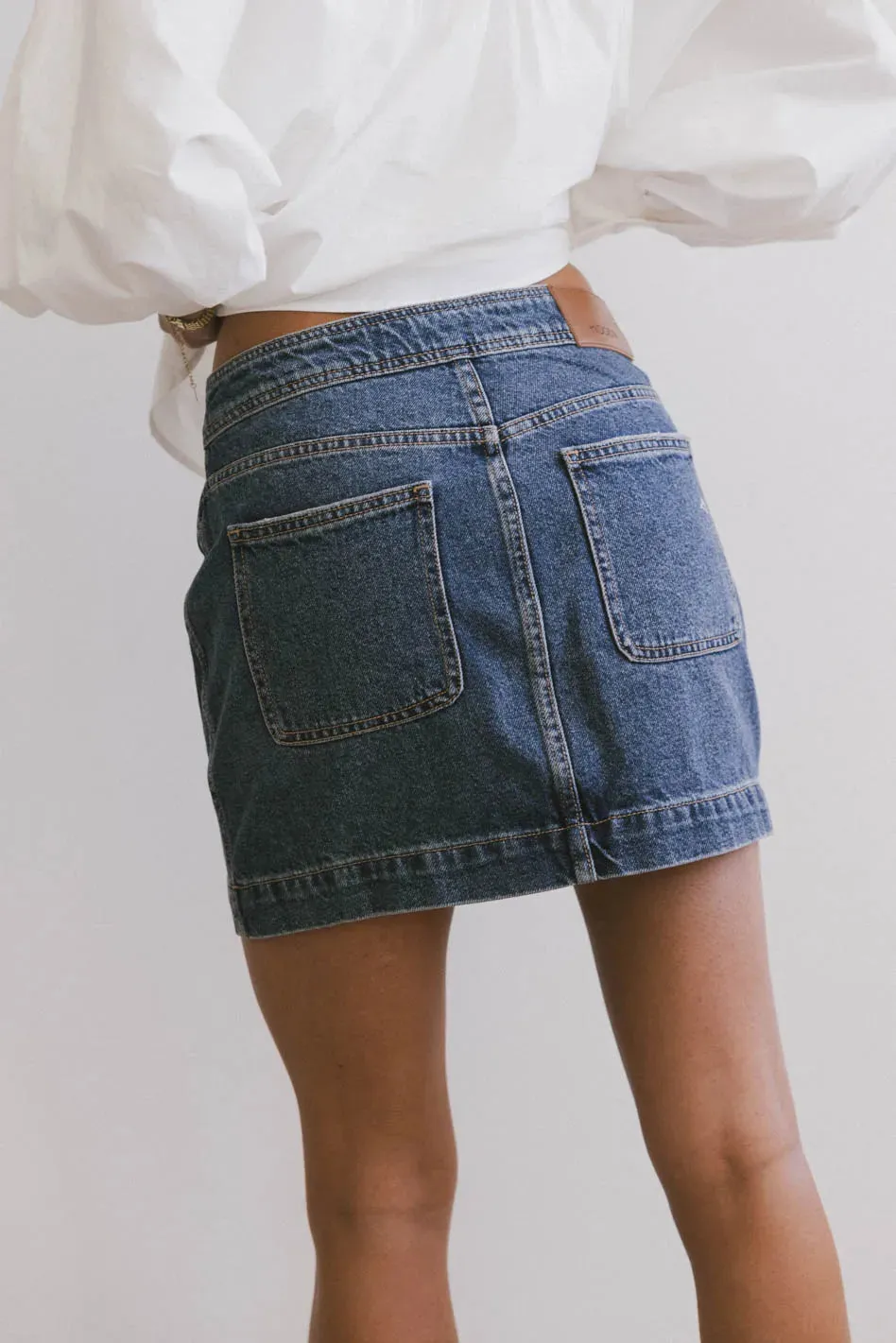 Bandri Denim Mini Skirt