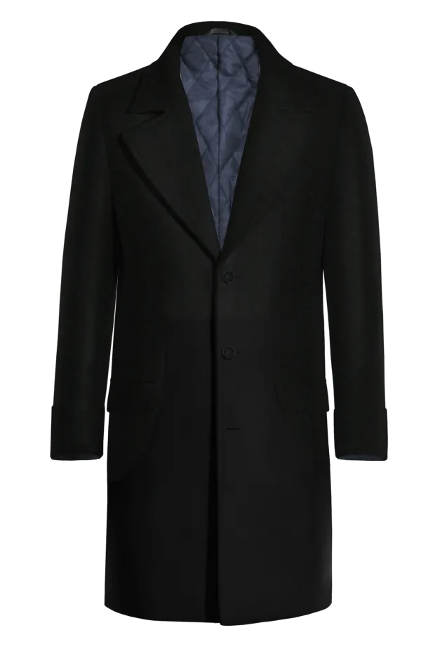 Black Long Overcoat