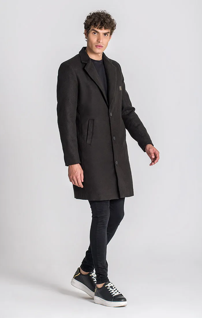 Black Stockholm Overcoat