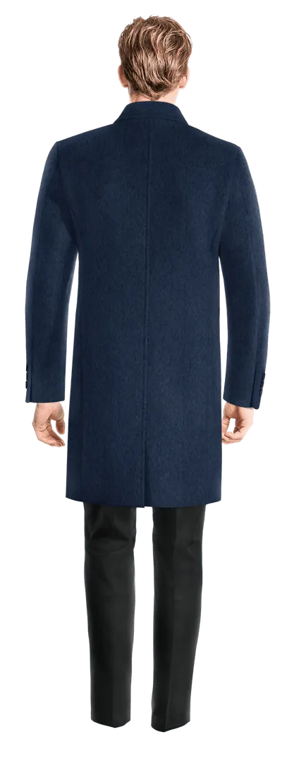 Blue Long Overcoat