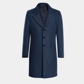 Blue Long Overcoat