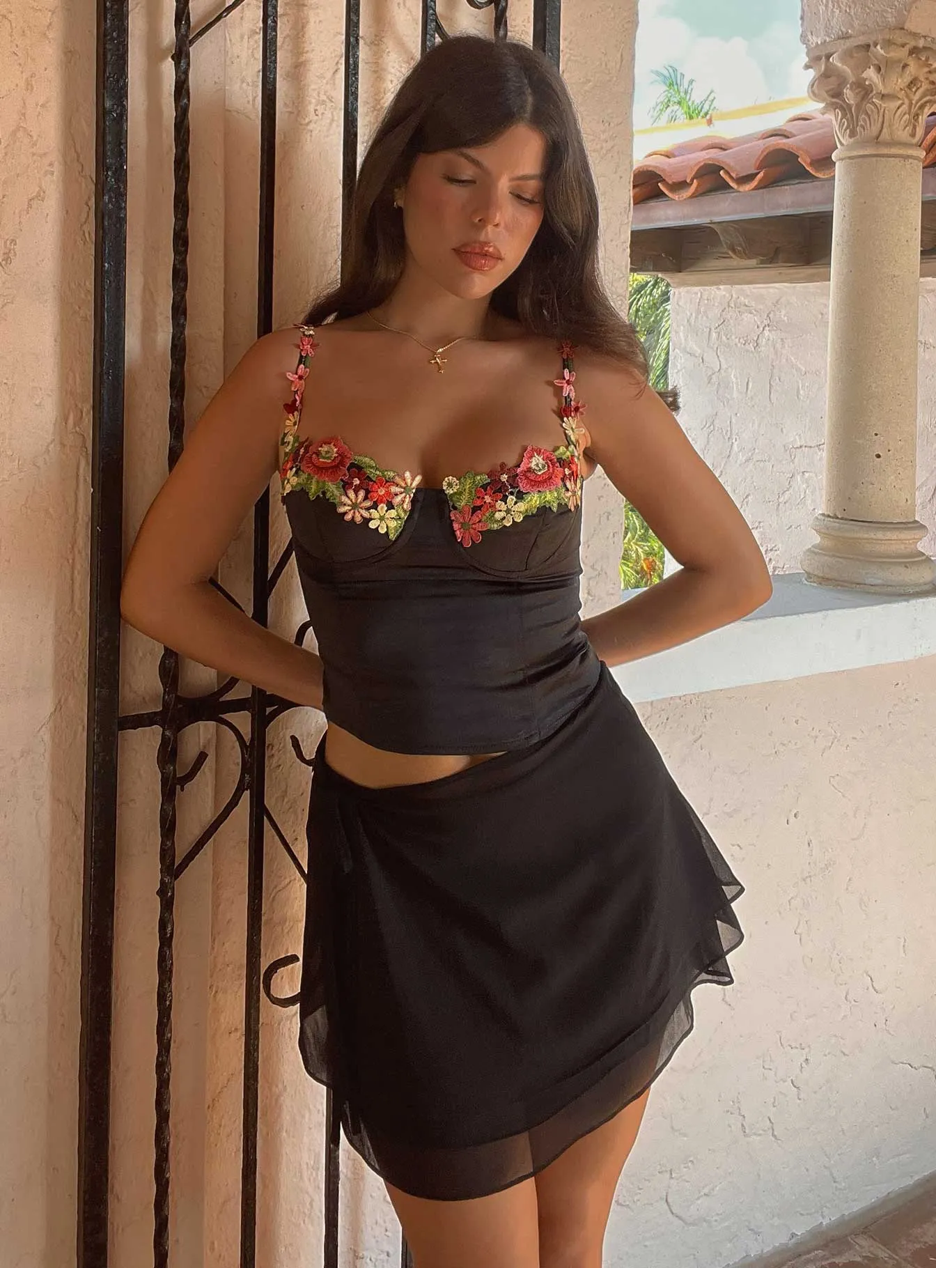 Boda Mini Skirt Black