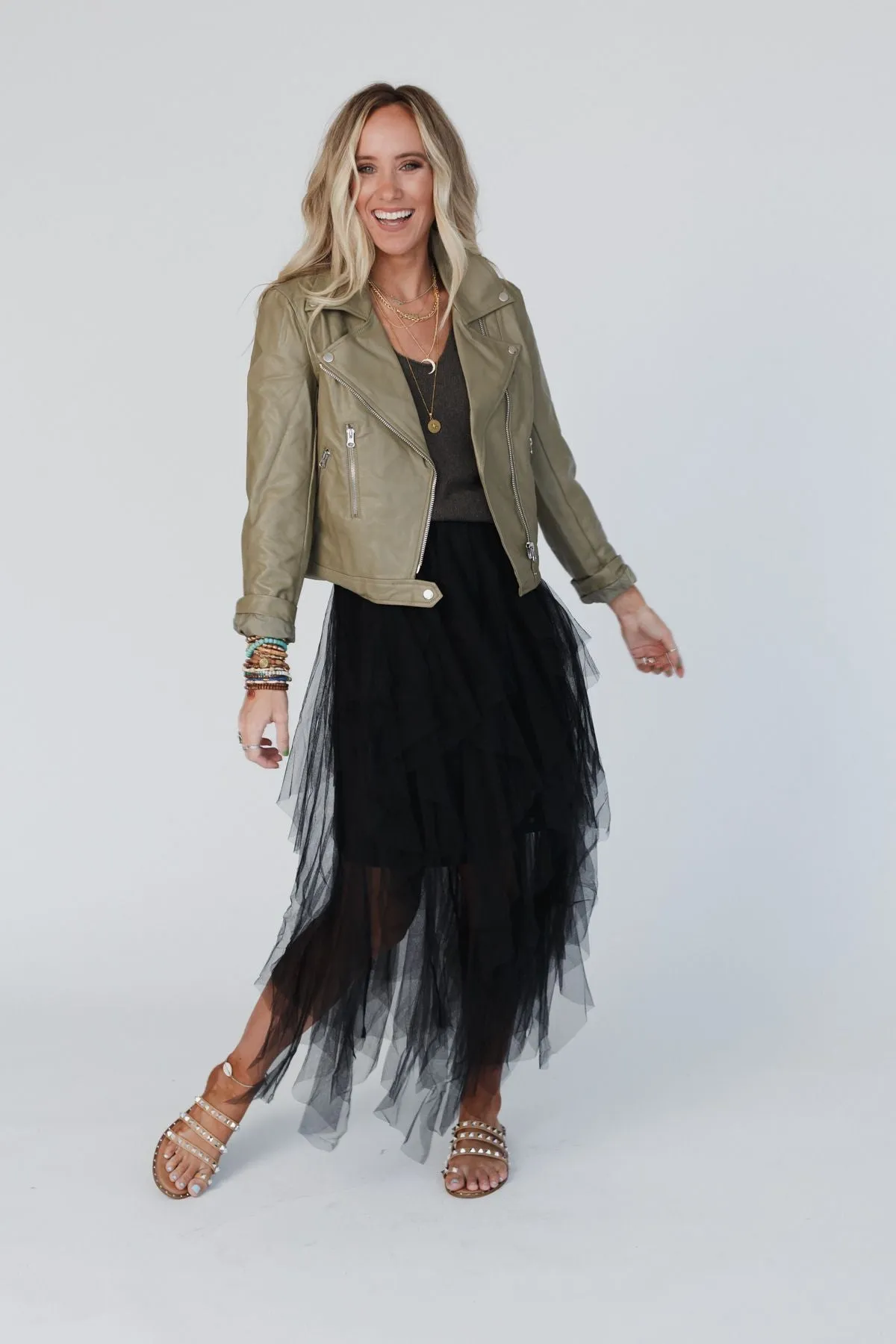 Boho Ballerina Skirt - Black