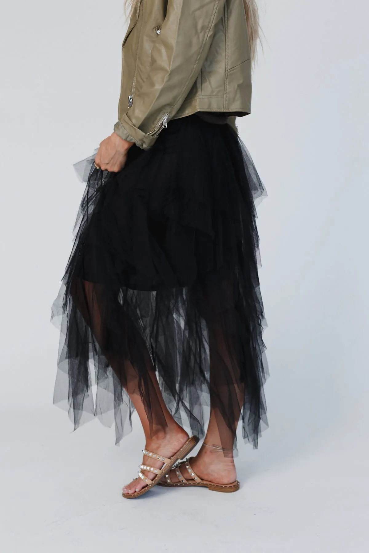 Boho Ballerina Skirt - Black