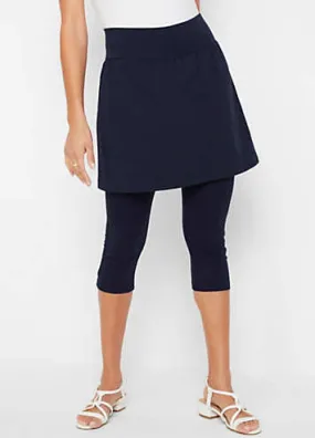 bonprix Skirted Cropped Leggings | Grattan