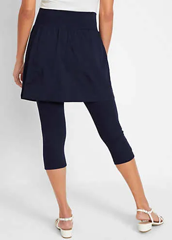 bonprix Skirted Cropped Leggings | Grattan