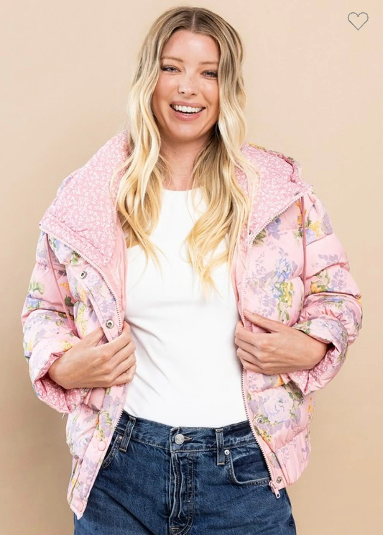 Bouquet Puffer Jacket