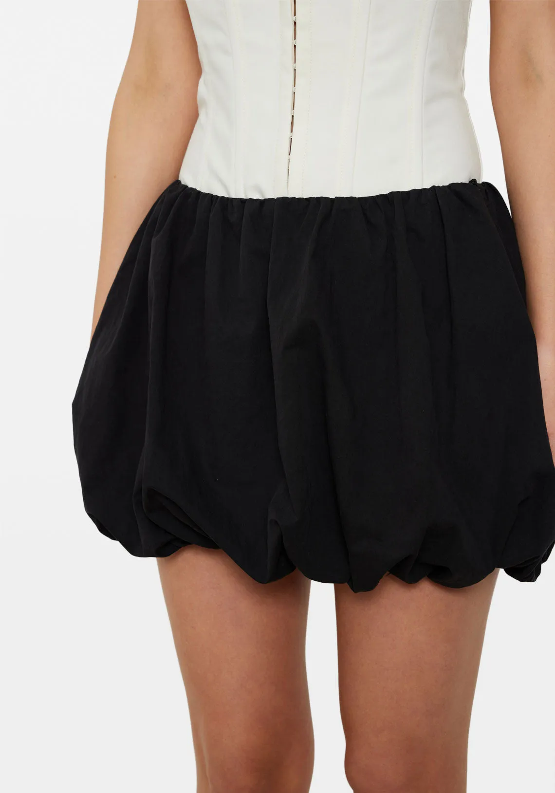 BUBBLE MICRO SKIRT BLACK