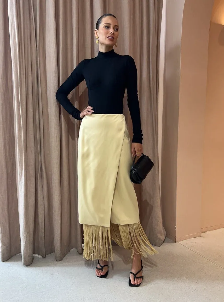 Camilla and Marc Marisol Midi Skirt in Butter