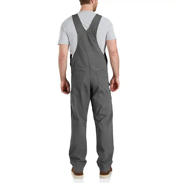 Carhartt Mens Relaxed Fit Canvas Bib Overall - Gravel