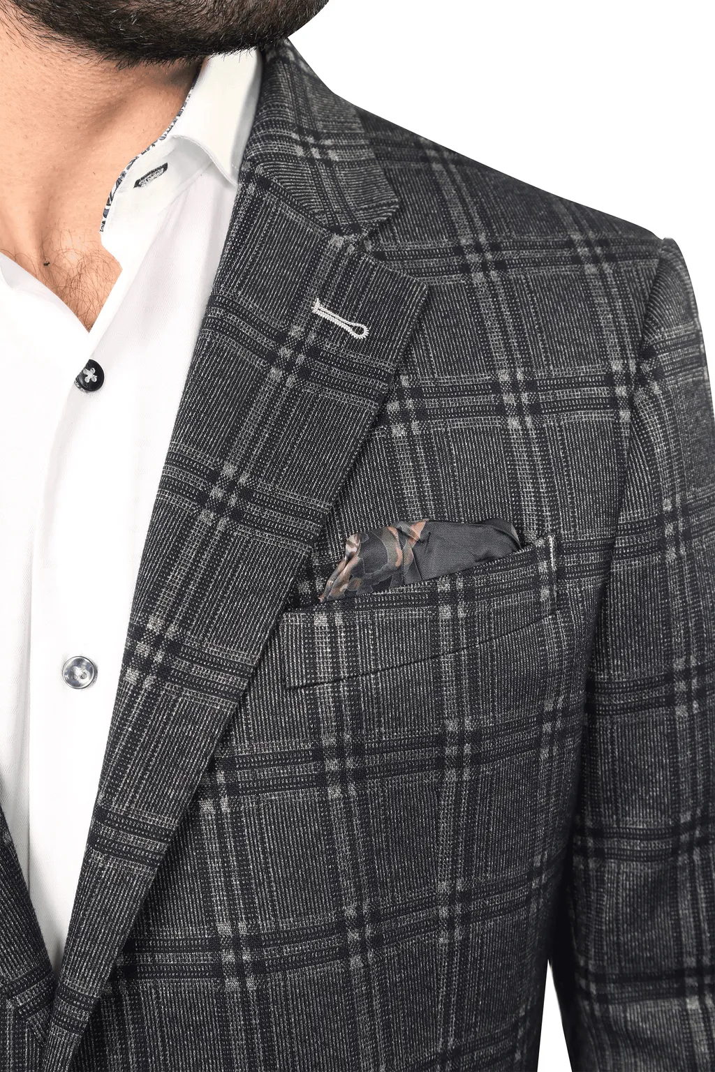 Chad Grey Glen Plaid Sport Coat