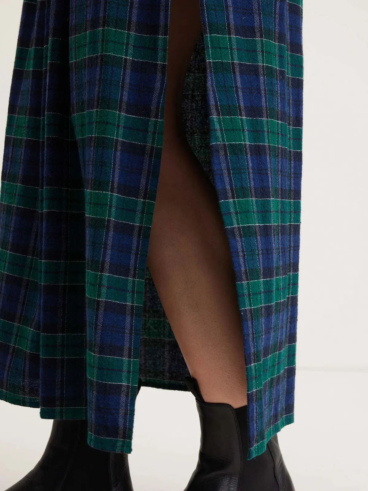 Chiara Skirt - Black Watch Check