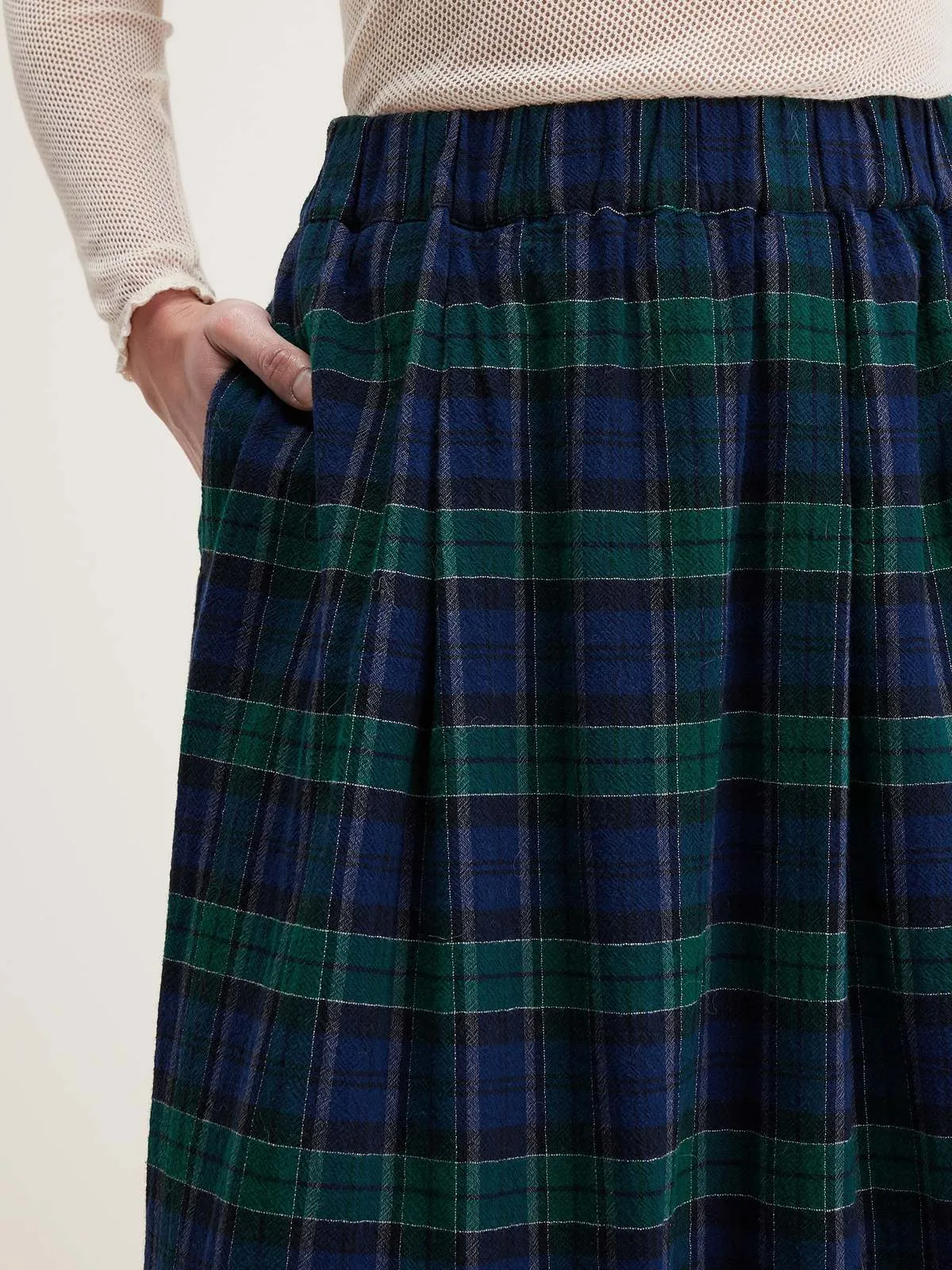 Chiara Skirt - Black Watch Check