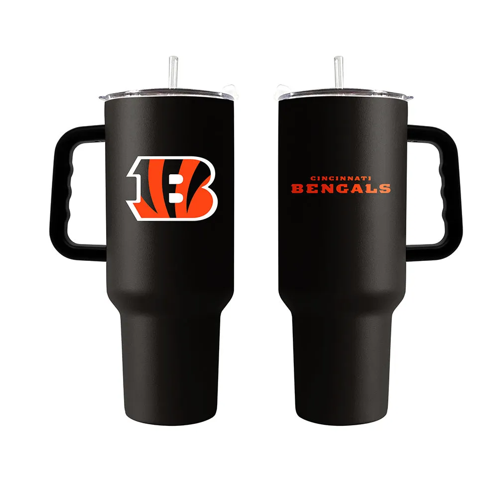 Cincinnati Bengals 40oz. Powder Coat Travel Tumbler