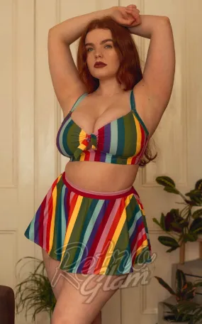 Collectif Rainbow Swim Set -3XL left only