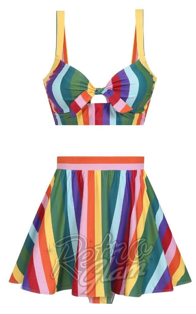 Collectif Rainbow Swim Set -3XL left only