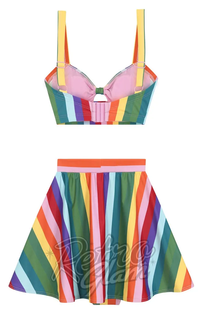 Collectif Rainbow Swim Set -3XL left only