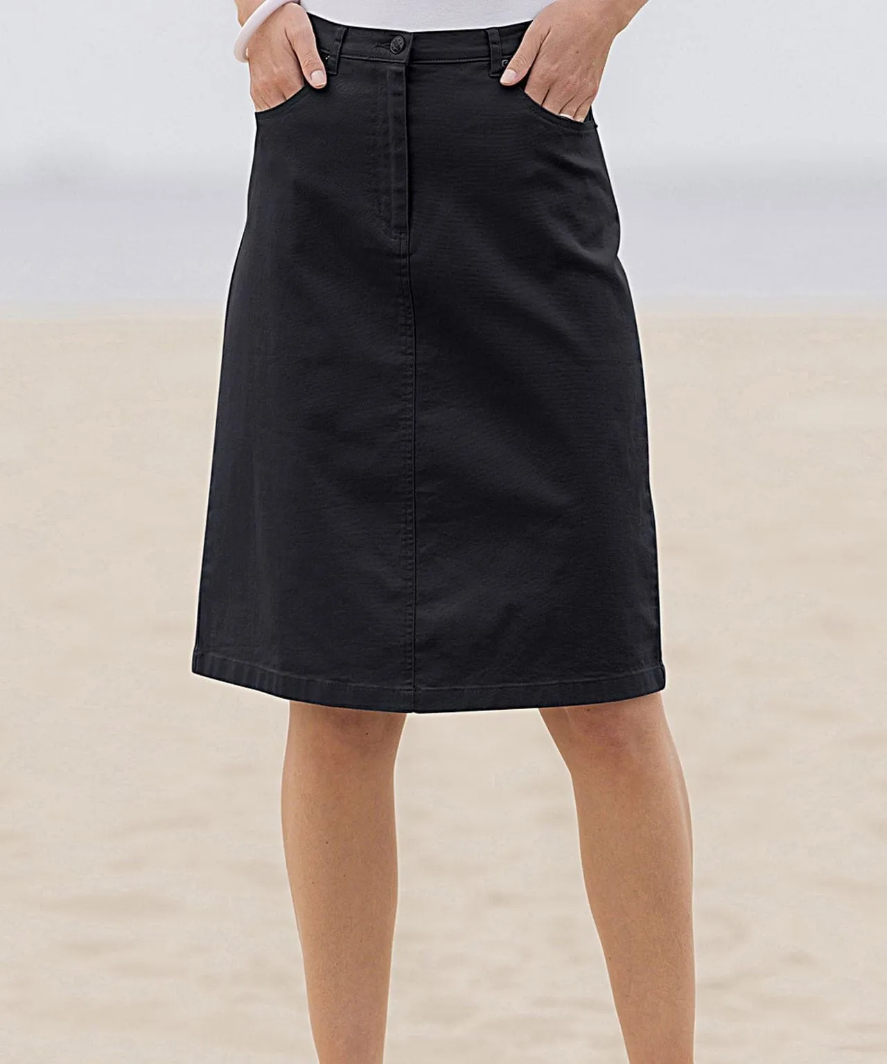 Cotton Stretch Skirt