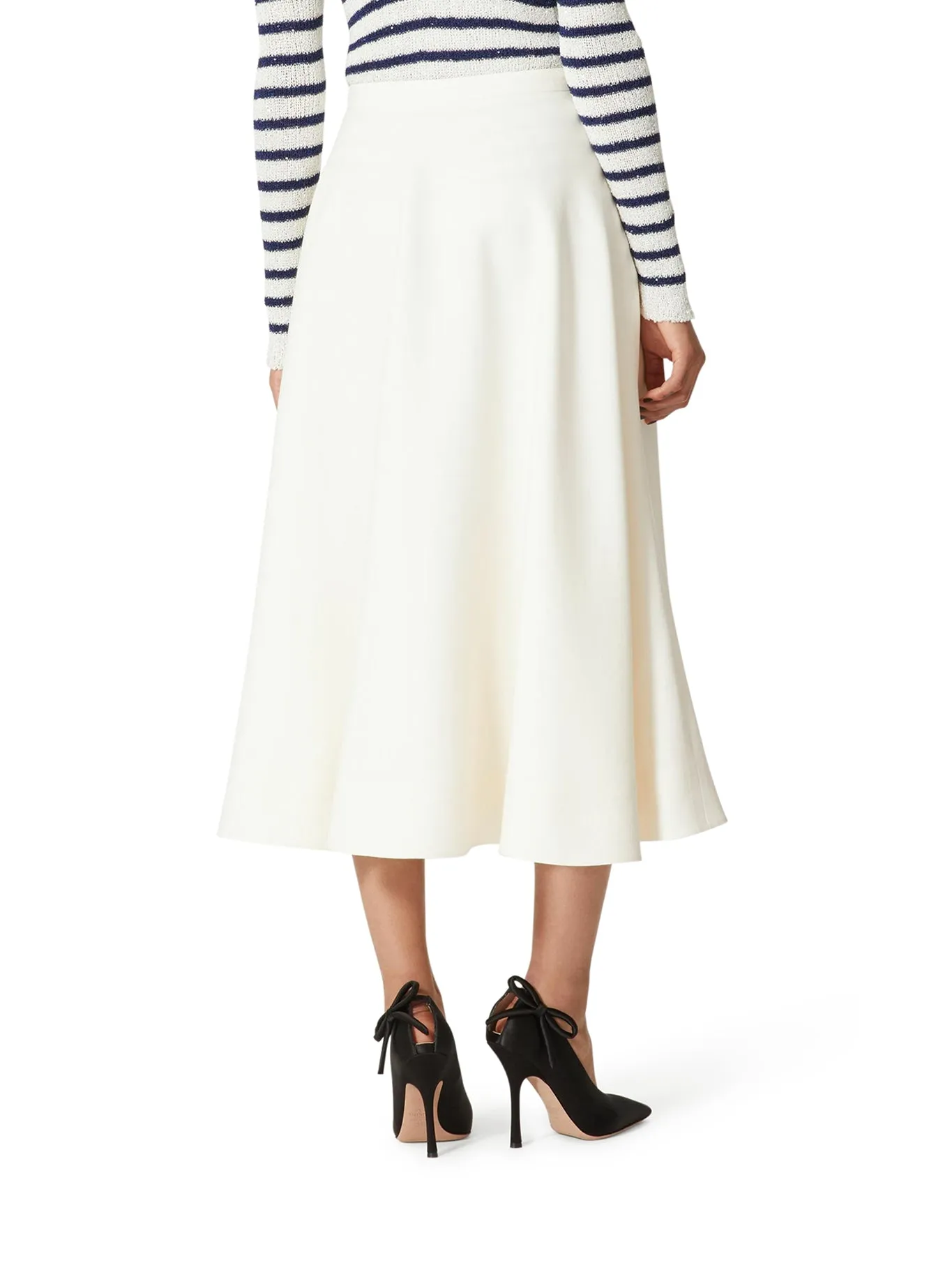 CREPE COUTURE MIDI SKIRT