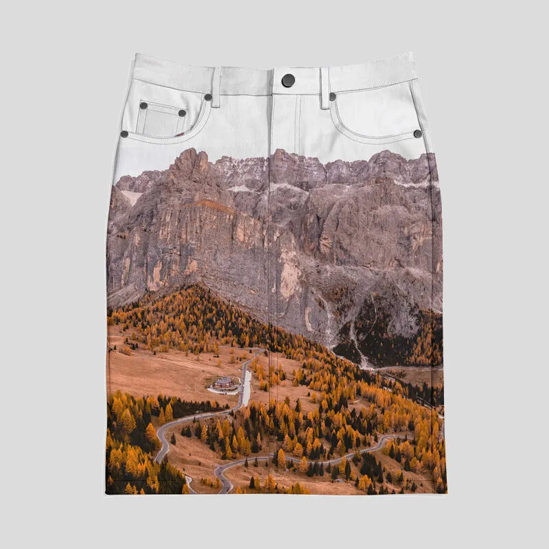 Custom Denim Skirts UK | Custom Printed Denim Skirts