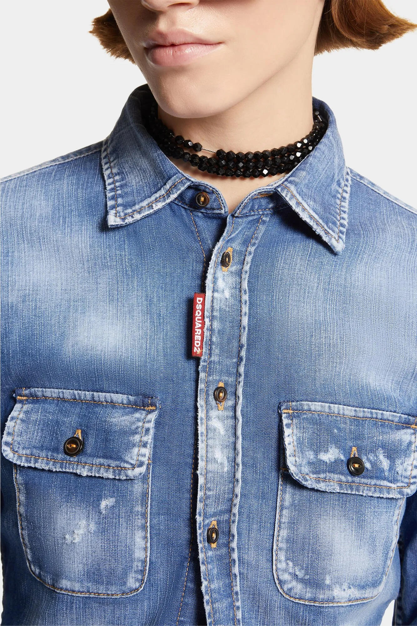 Dean Denim Mini Shirt