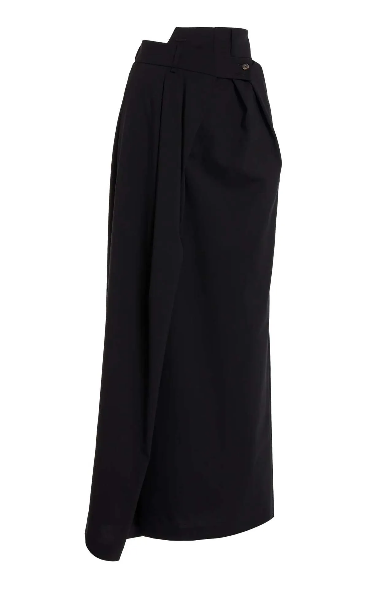 Deconstructed Pant Skirt - Black 