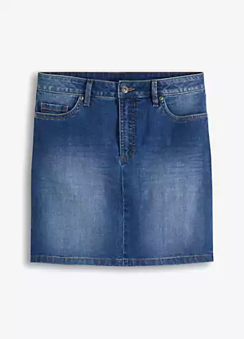 Denim Mini Skirt by bonprix | Look Again