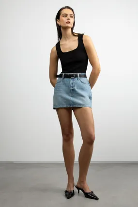 DENIM MINI SKIRT