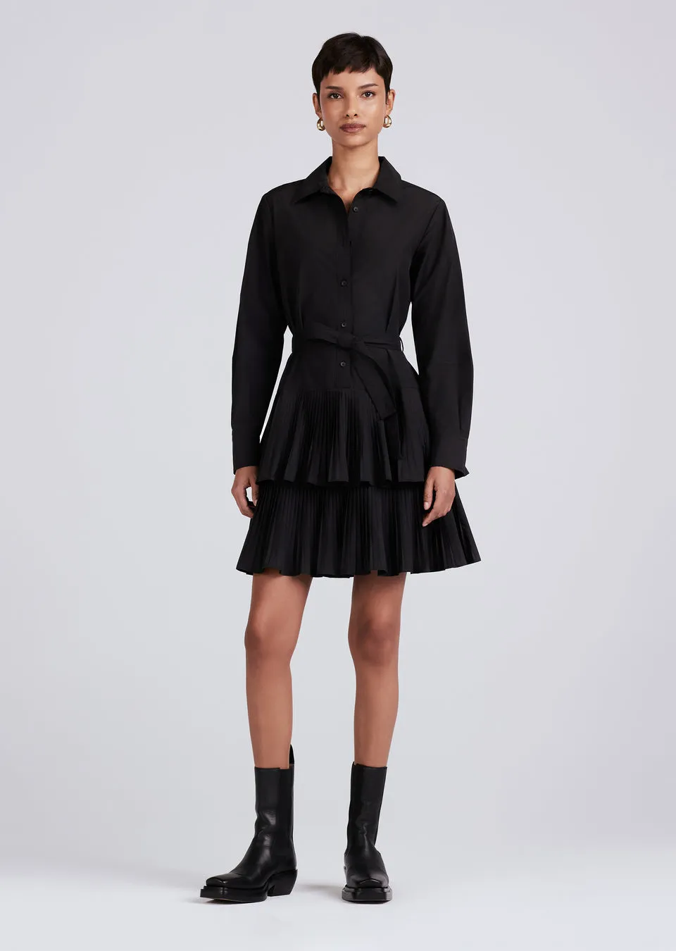 Derek Lam Sterling Long Sleeve Mini Dress