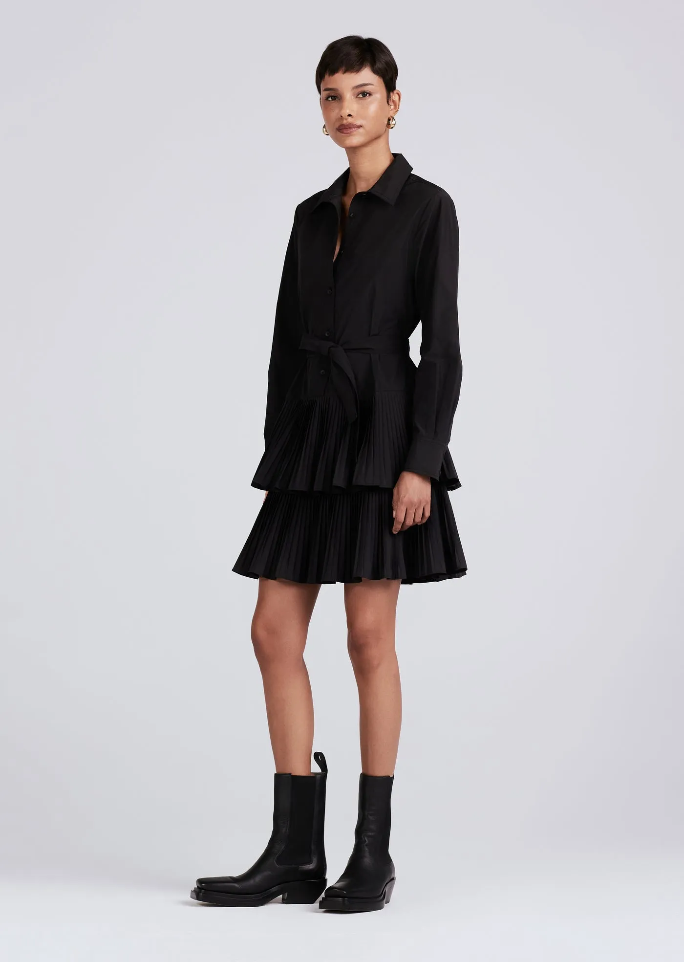 Derek Lam Sterling Long Sleeve Mini Dress