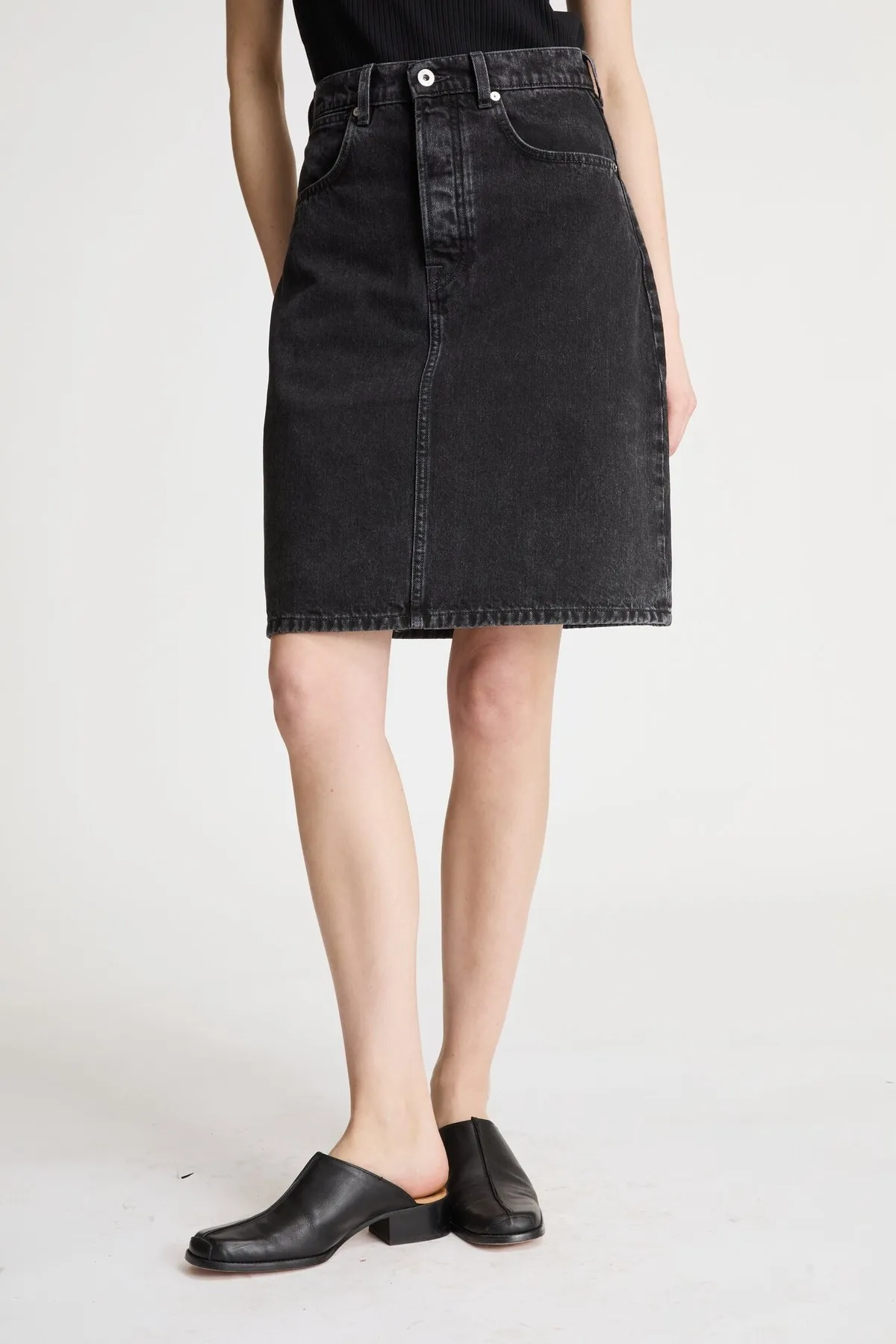 Devon Denim Skirt - Japan Shadow