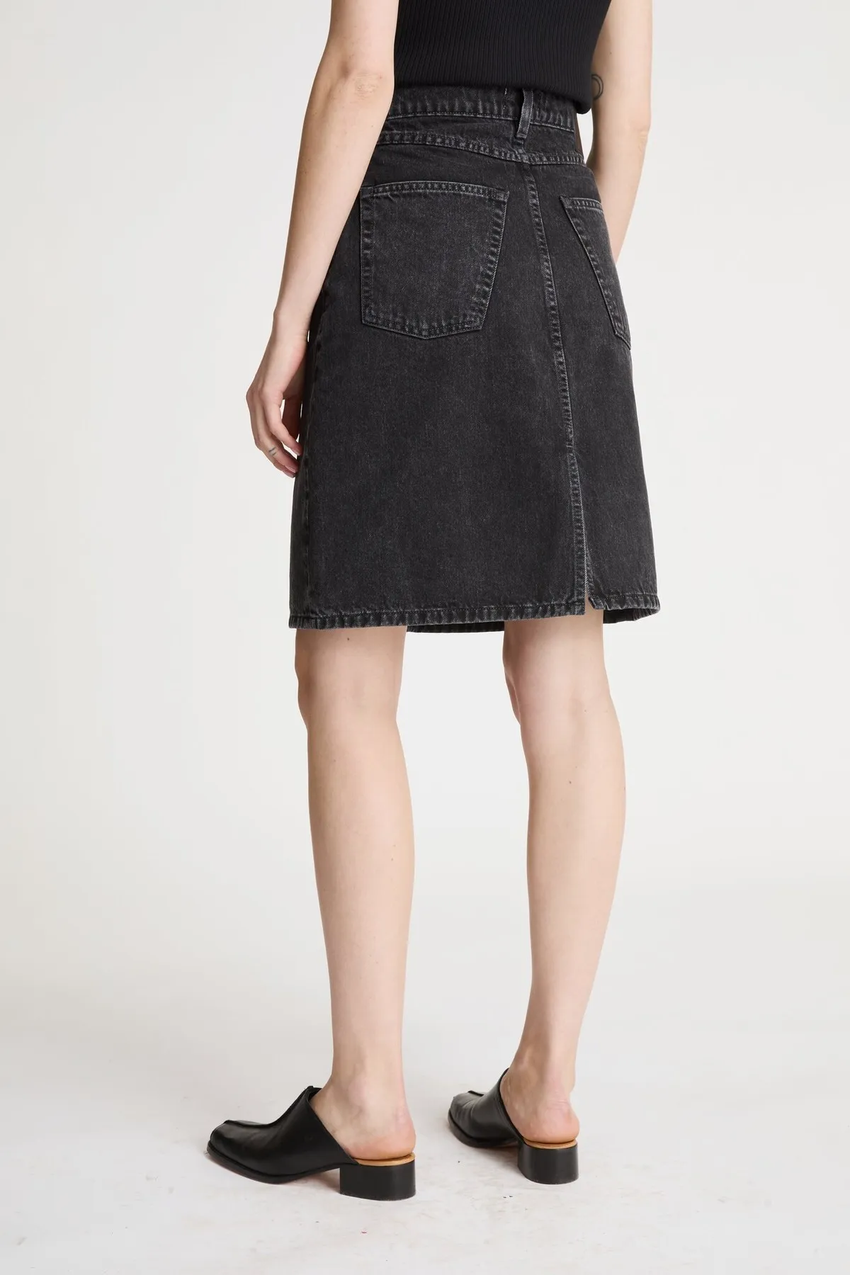 Devon Denim Skirt - Japan Shadow