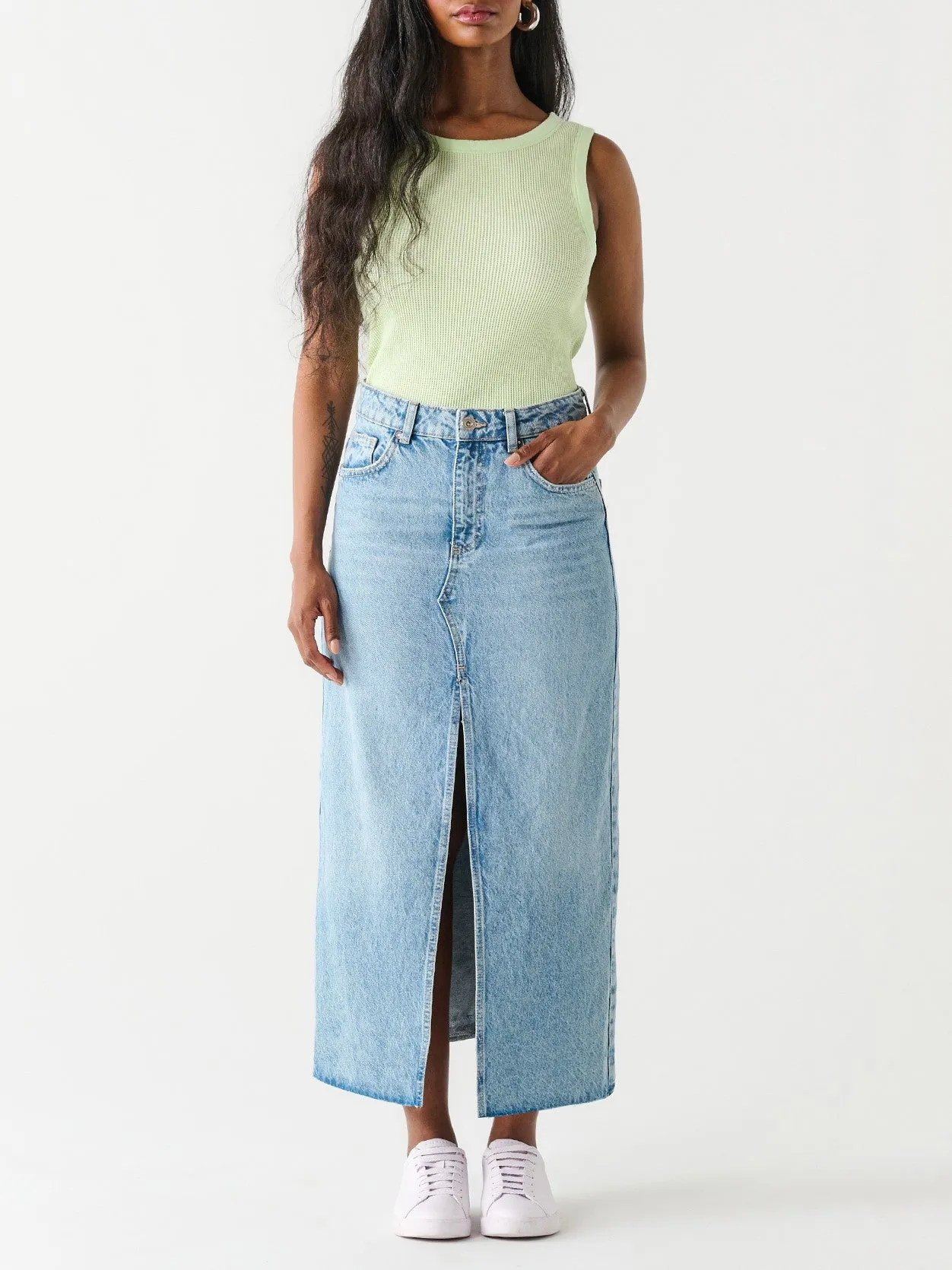 DEX Maxi Denim Skirt