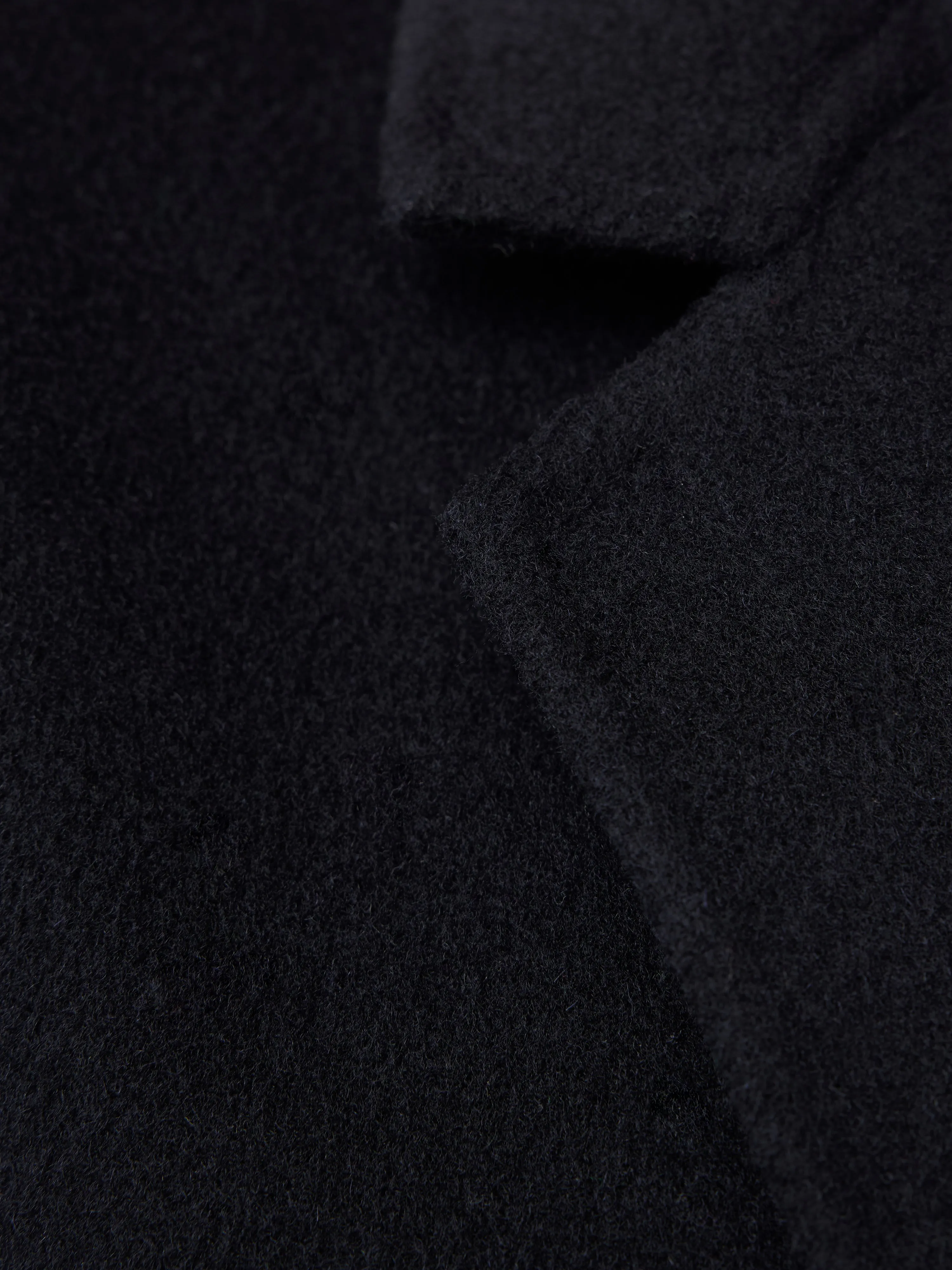 Double Face Wool Coat | Navy