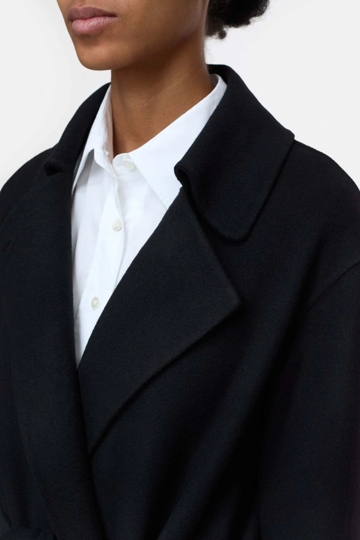 Doubleface Coat - Black