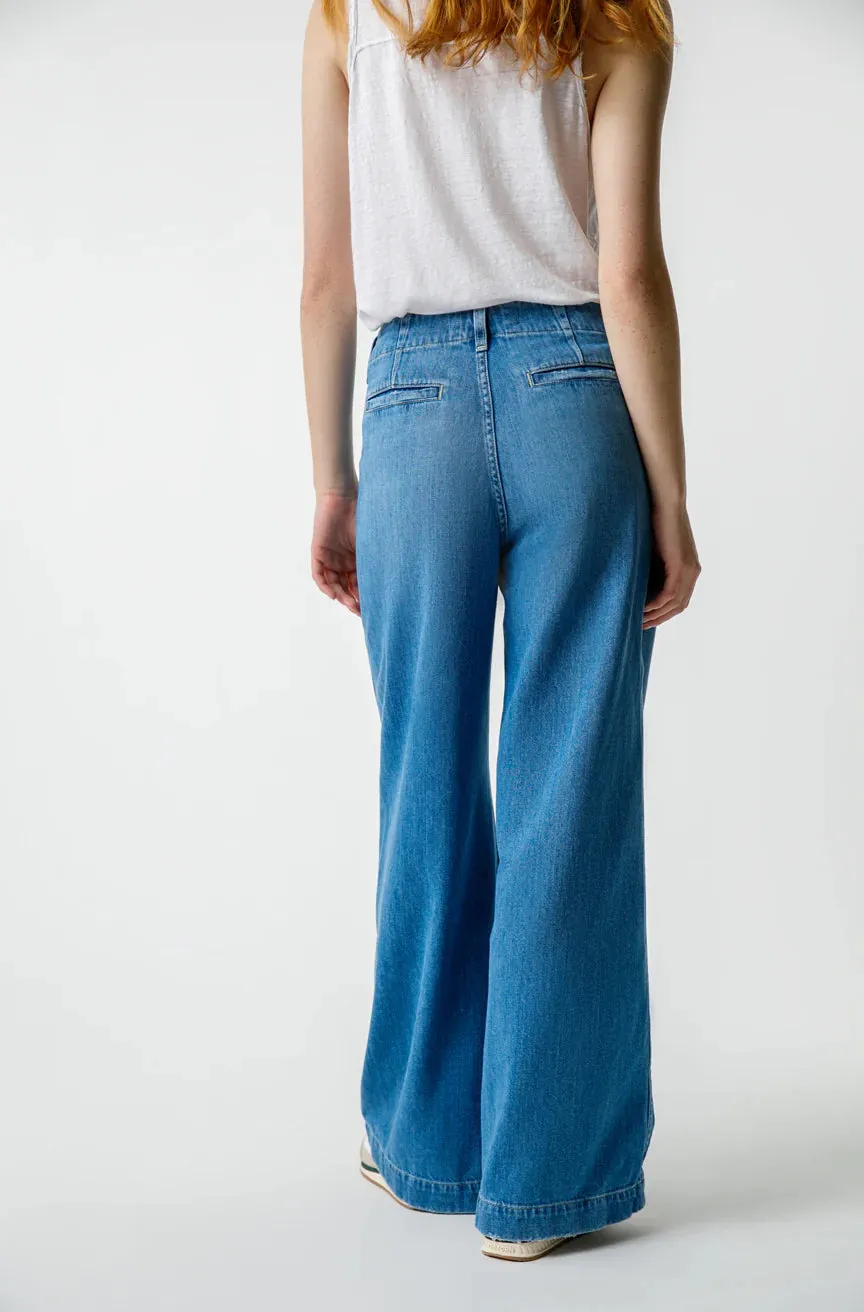 Edith Wide Leg Trouser - Amity