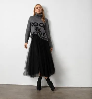 Elan Tiana Tulle Skirt Black