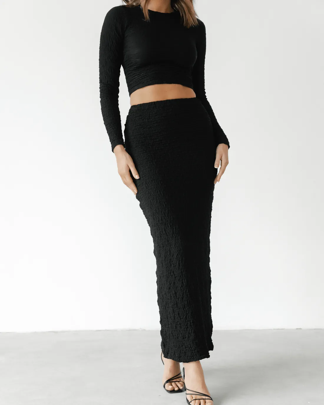 Ellah Maxi Skirt (Black)