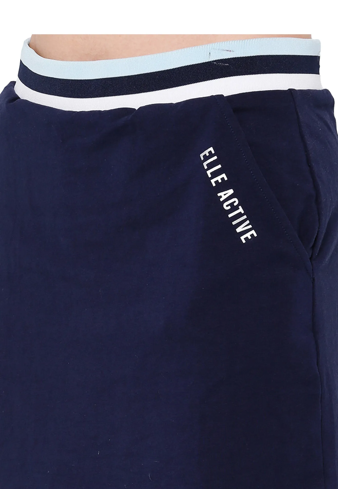 ELLE Active Colorblock Waist Mini Skirt