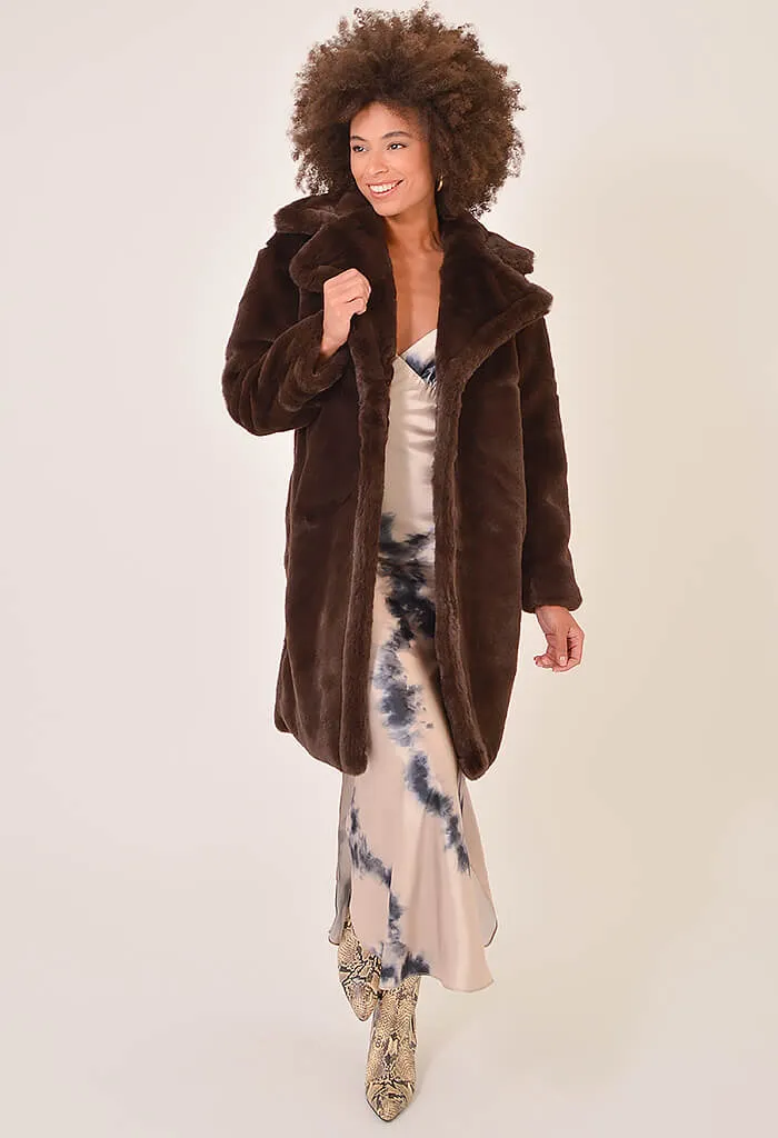 Emery Coat-Dark Brown